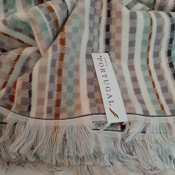 Felpinter Broken Stripe Combed Long Staple Cotton Bath Towel Set - Picture 9 of 16